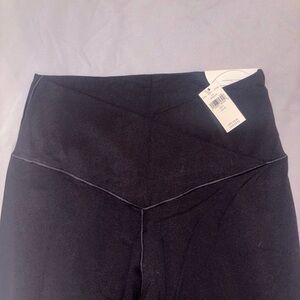 NWT Aerie Black High-Waisted Crossover Leggings